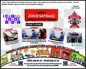 edirne zirve satranç