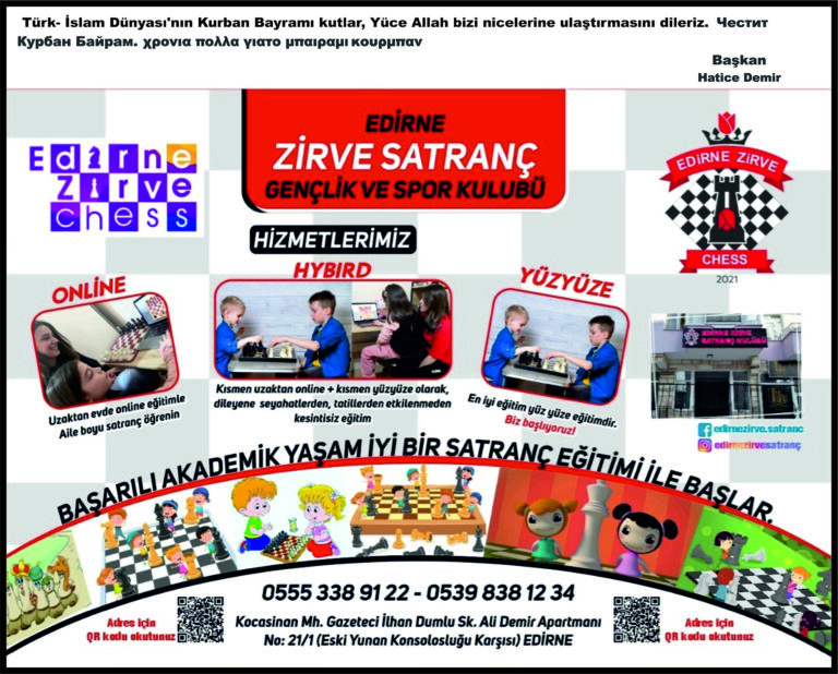edirne zirve satranç