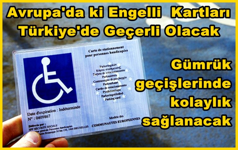 yabancı engelli kartı