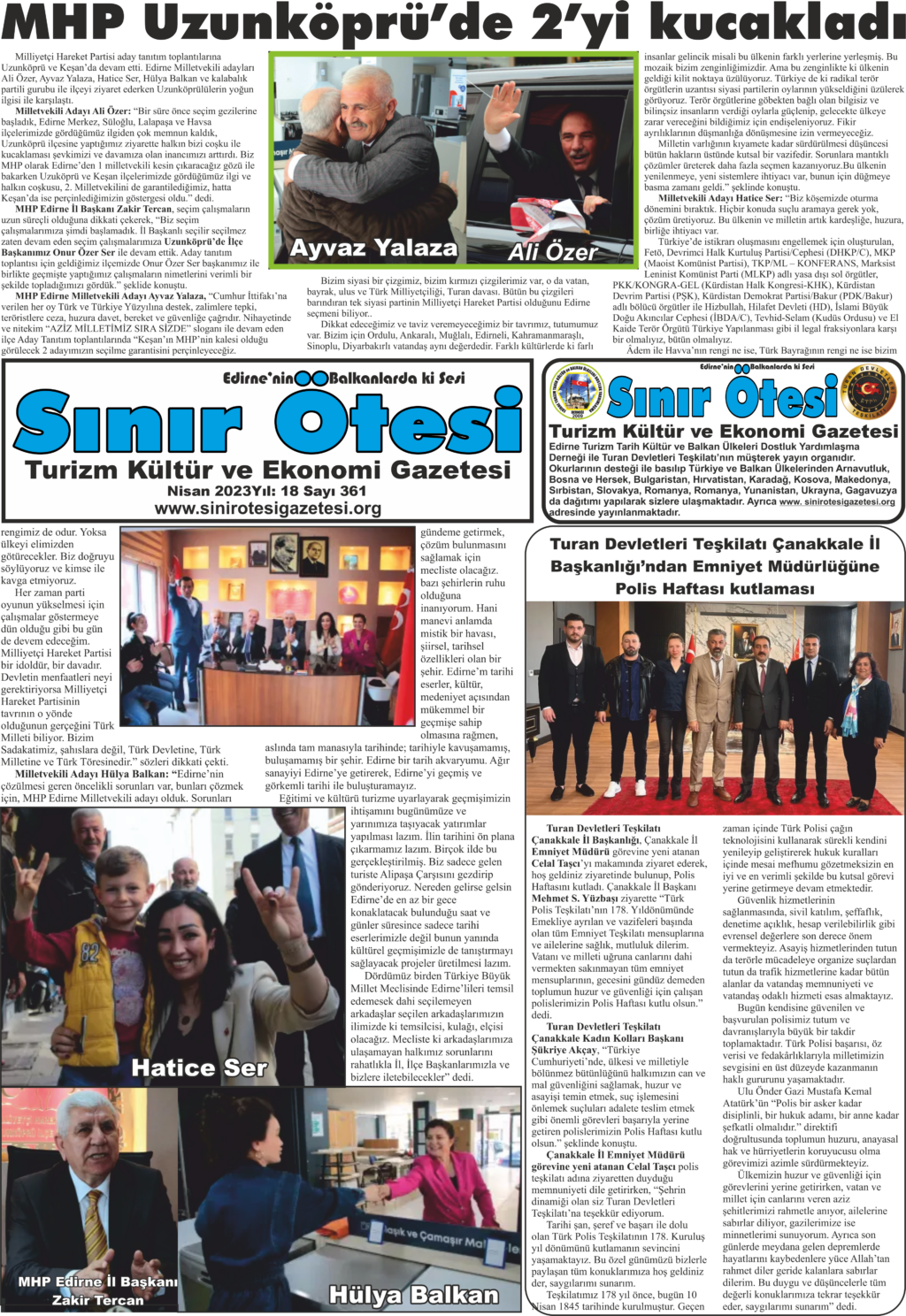 Nisan 2023 Sayı 361 Sayfa 1