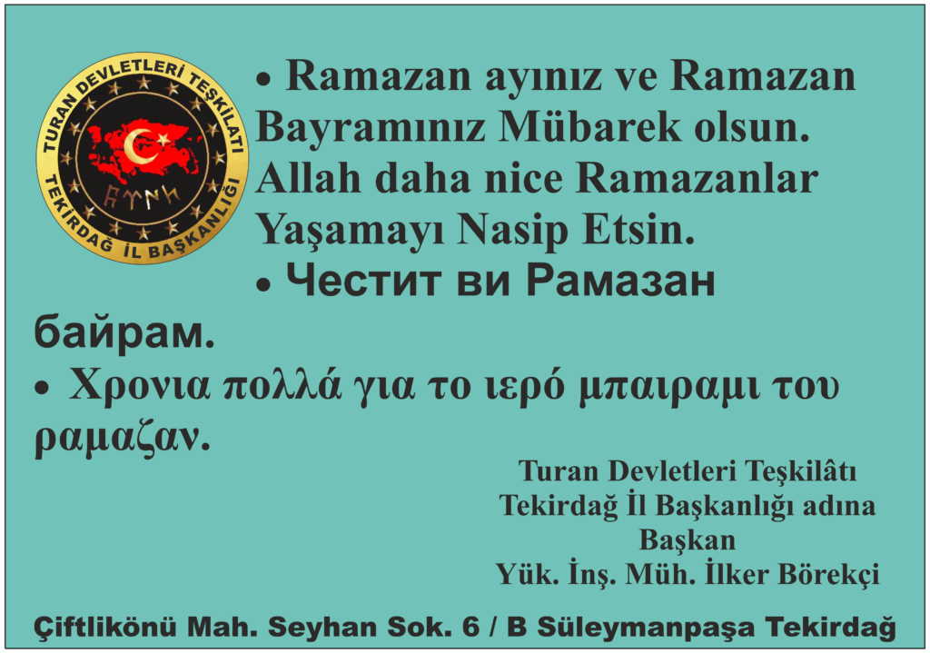 Tekirdağ İl Başkanlığı kutlama