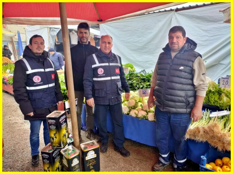 Ticaret Bakanlığı Edirne İl Müdürü pazar denetiminde