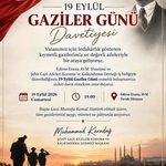 EDİRNE’DE GAZİLER GÜNÜ’NE ÖZEL ANLAMLI BULUŞMA