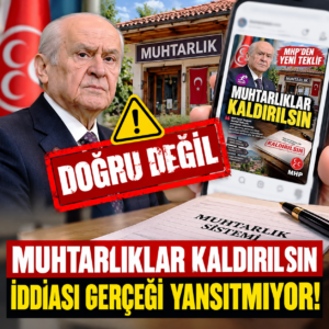 2 Muhtarlık İddiası Doğru Değil