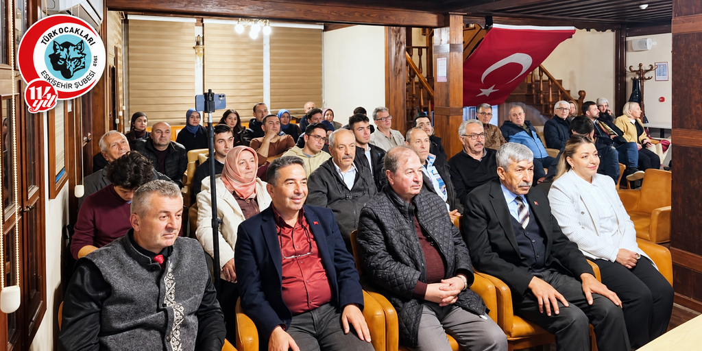 Ahşap Salonda Türk Ocağı Toplantısı