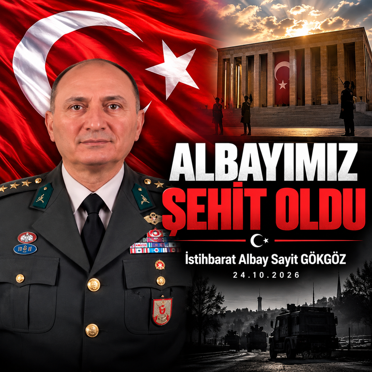 Albayımız Şehit Oldu Anma Afişi